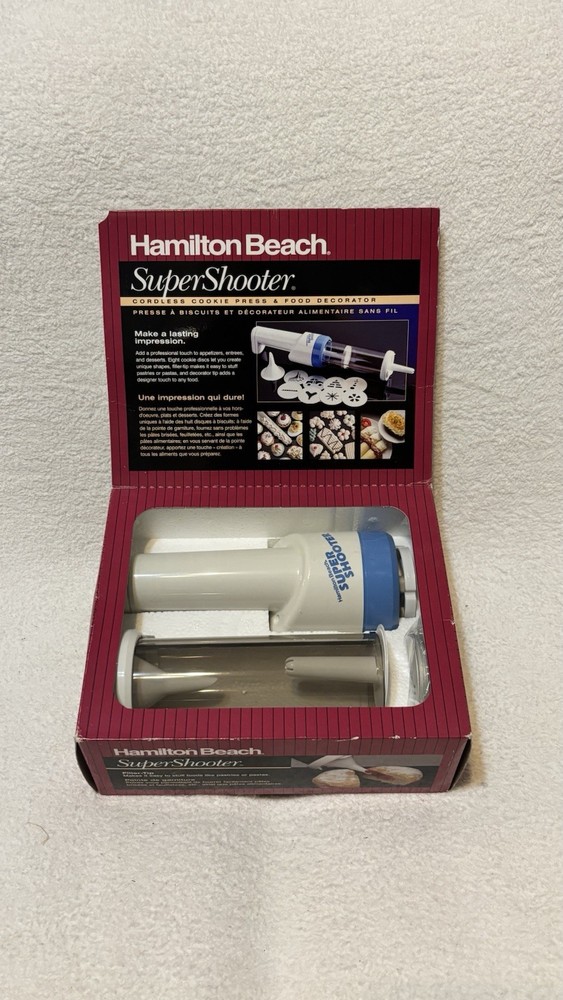Hamilton Beach The Super Shooter Replacement Cookie Press - White