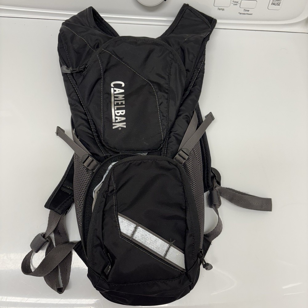 Camelbak Hydration Black Backpack/Blue Hydration Pack Great Condition