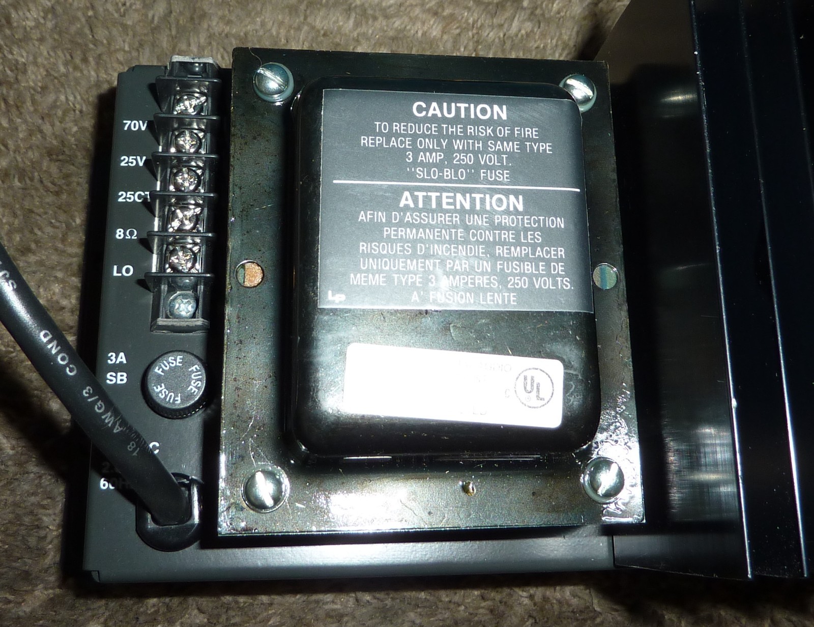 Dukane Model 1A4125 Power Amplifier 125W NOS w/ Manual