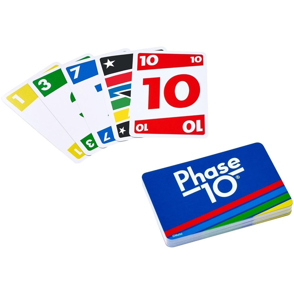 skip bo card & phase 10 card games bundle