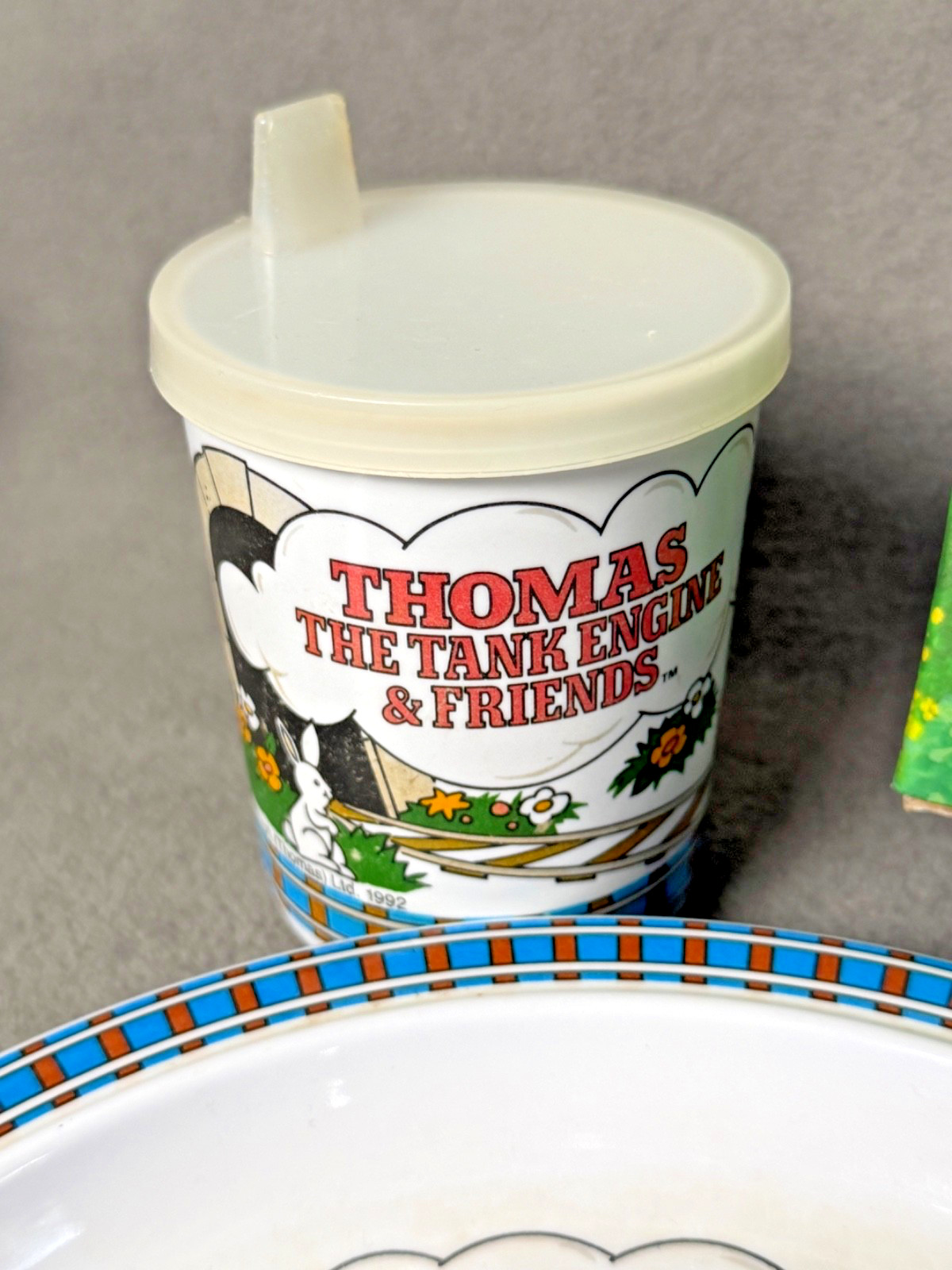 Eden Thomas The Tank Engine & Friends Melamine Dinnerware Set & Silverware 1992