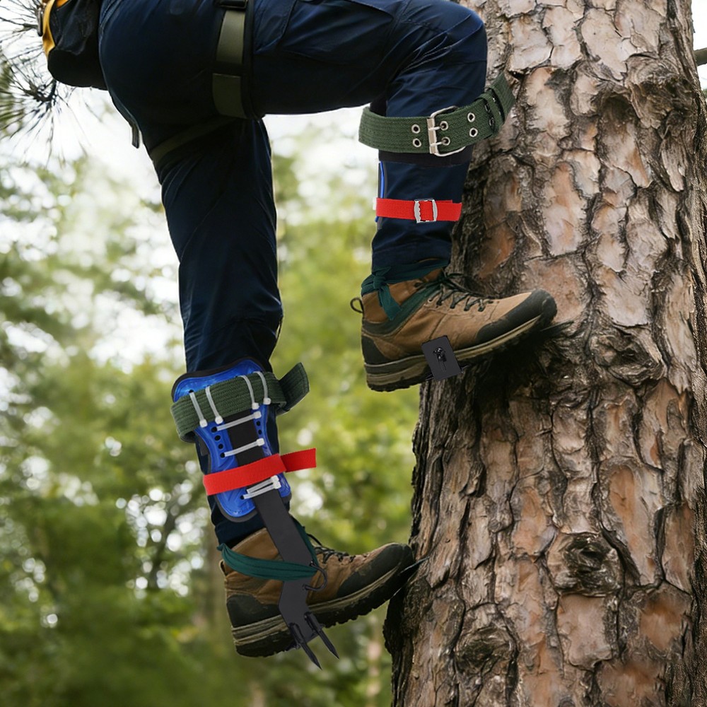 Adjust Tree/pole Climbing Spike Set Tree Climbing Tools W/ Rope Protective Belt