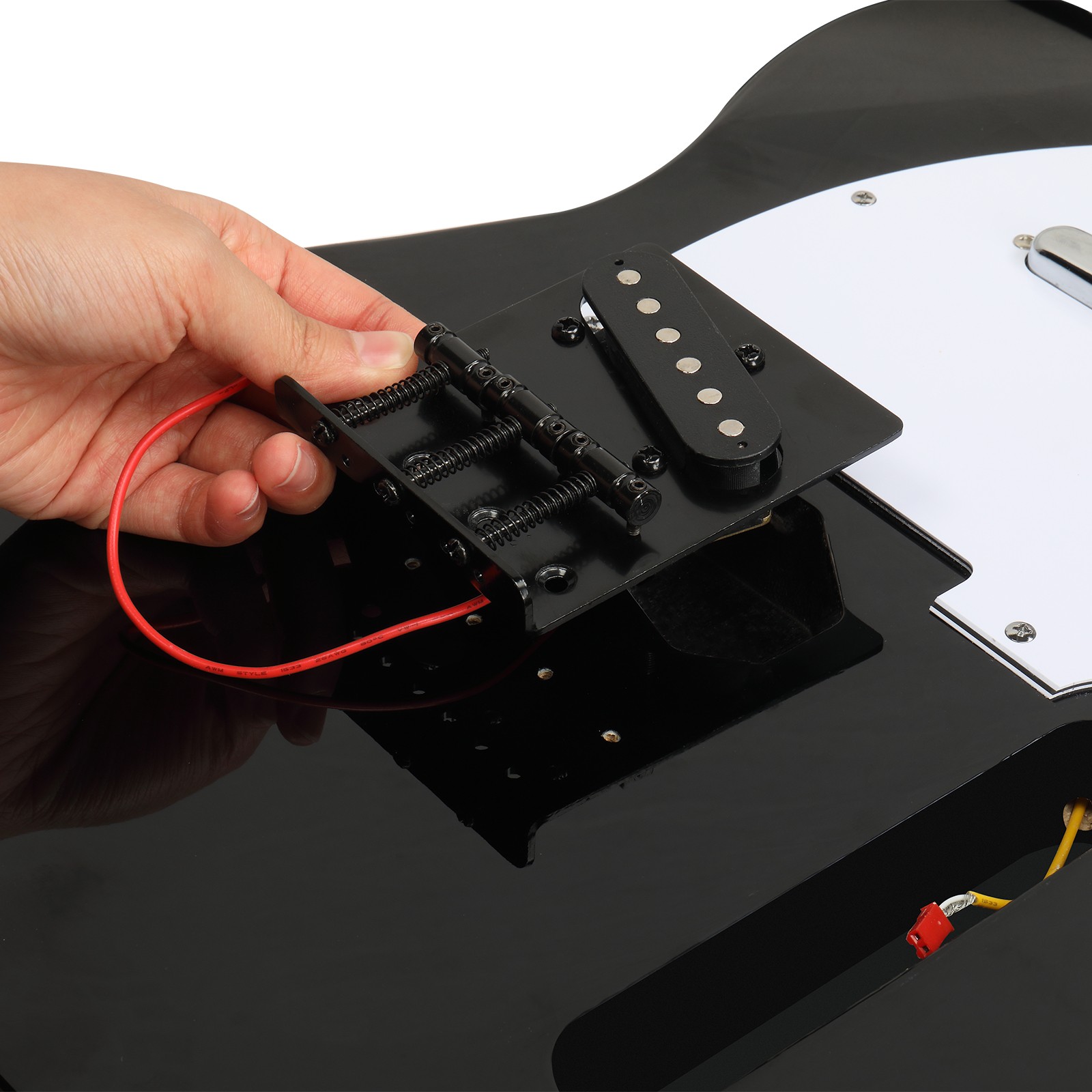 New DIY 6 String TL Style Electric Guitar Kits with Mahogany Body US