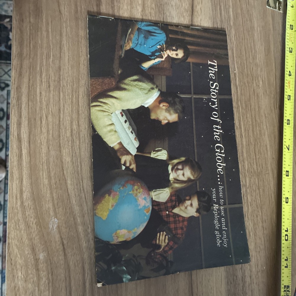 Vintage Replogle World Globe Booklet B159