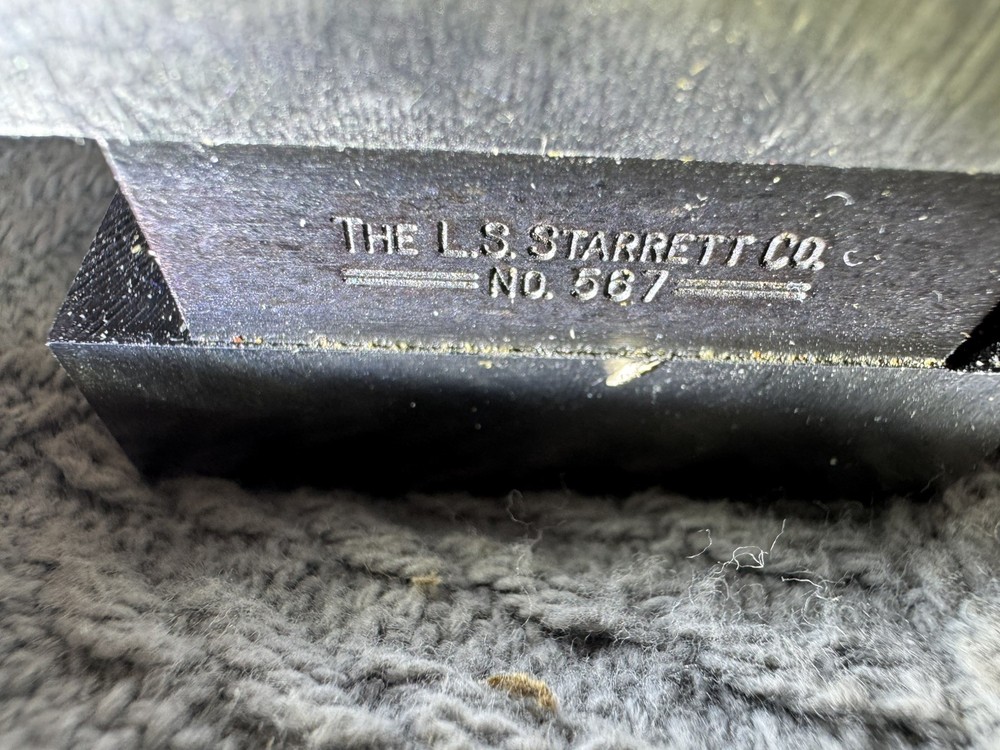 Starrett 567 V Block with Clamp,MINT.
