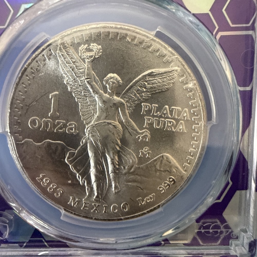 1983-Mo Silver Libertad PCGS MS65