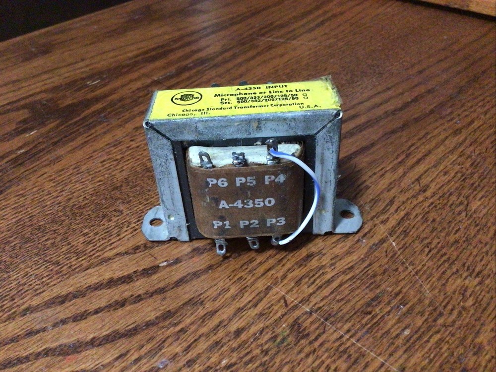 Stancor Input Transformer A-4350 NOS