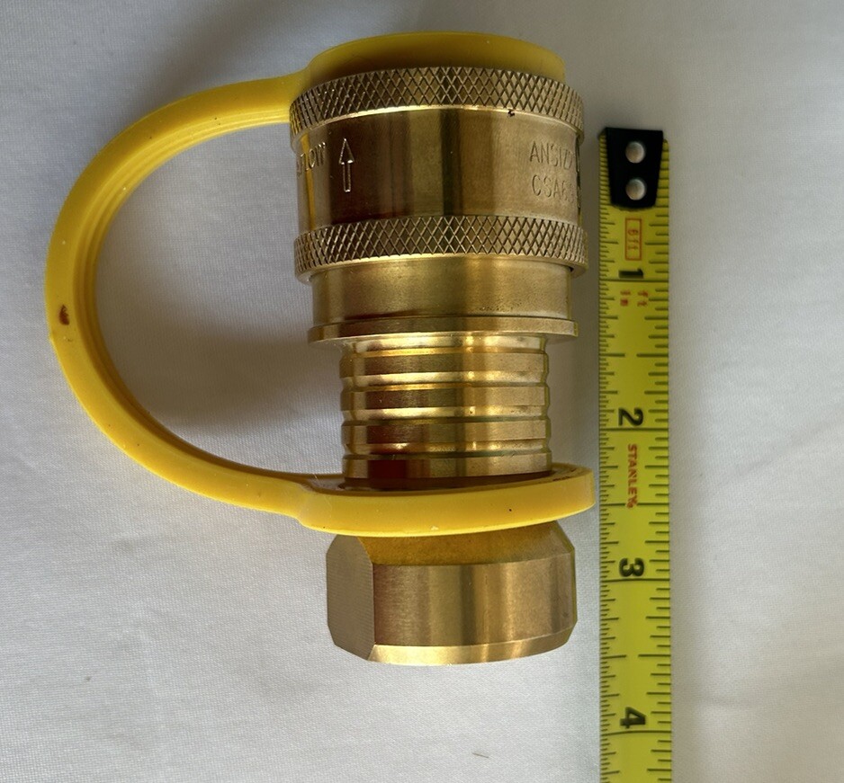 Gas Quick Connector Solid Brass Fitting KJ005