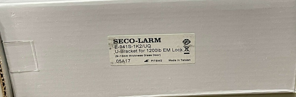 SECO-LARM E-941S-1K2/UQ Mounting Bracket for Electromagnetic Lock