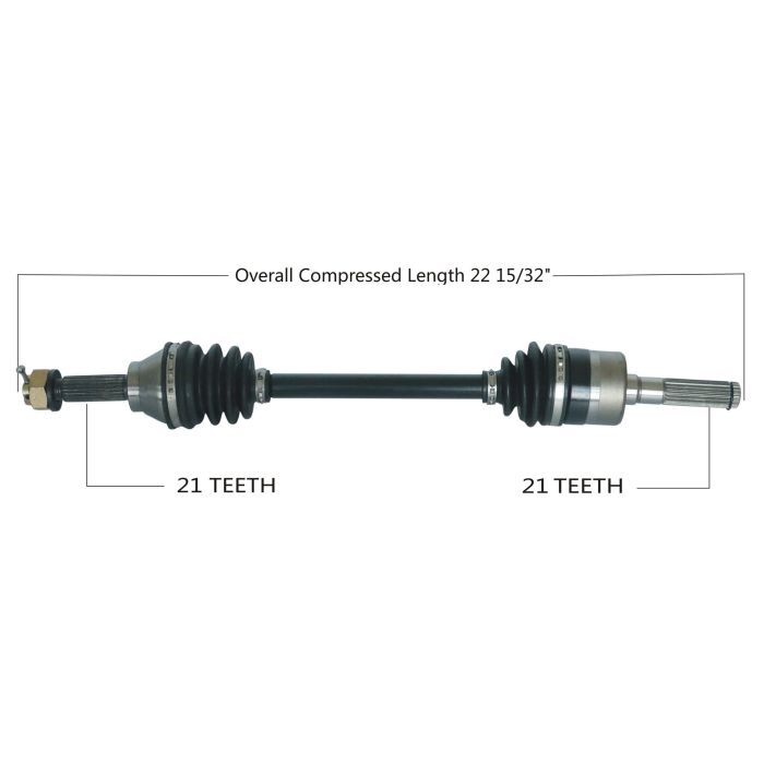 TYTANEUM OE REPLACEMENT CV AXLE CAN-AM FRONT RIGHT