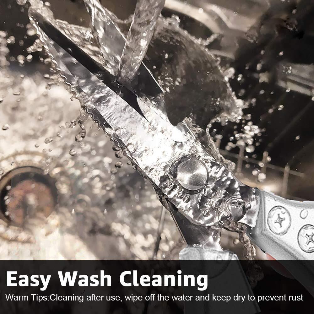 Kitchen Shears 2 PackMulti-Function Kitchen Scissors Heavy Duty Sharp 304 Sta...