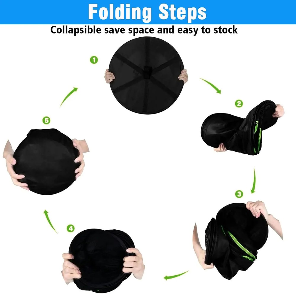 Herb Drying Rack, Breathable Mesh, 2-Layer, Black, Nylon & Polyester, 8x24x24 In