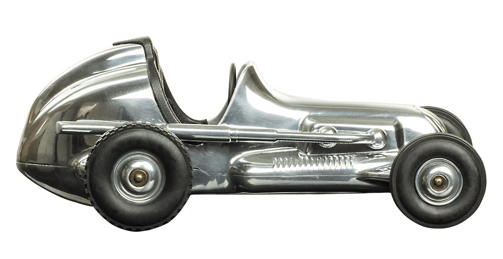 Hornet 1930s Tether Car Model 9.75" Aluminum Replica Racing Spindizzy New