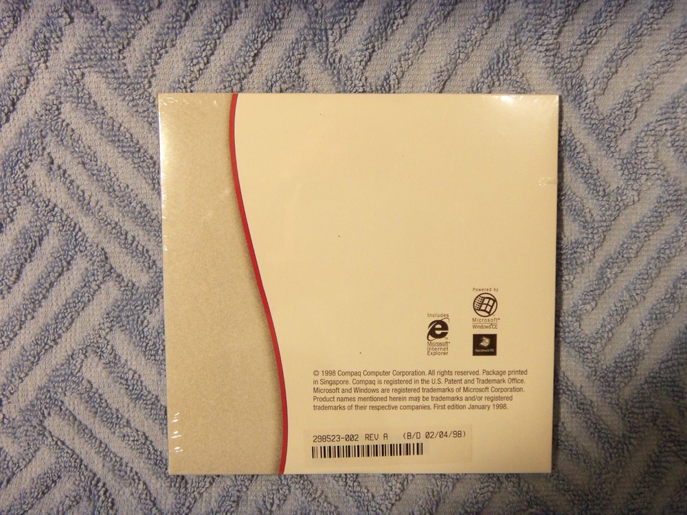 1998 COMPAQ COMPUTER SOFTWARE DISC LOGICIEL VERSION 2.0 NEW SEALED