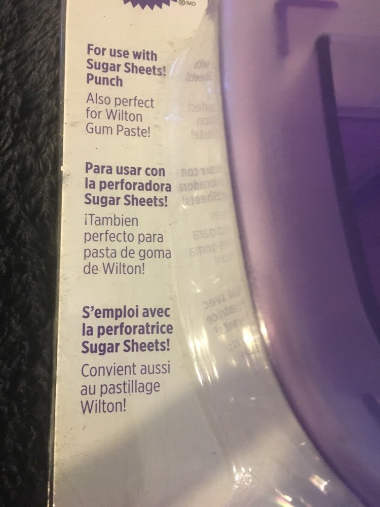 New~Wilton Sugar Sheet Cutting 3 Pc Insert Set Layered Circles Cake Decorating