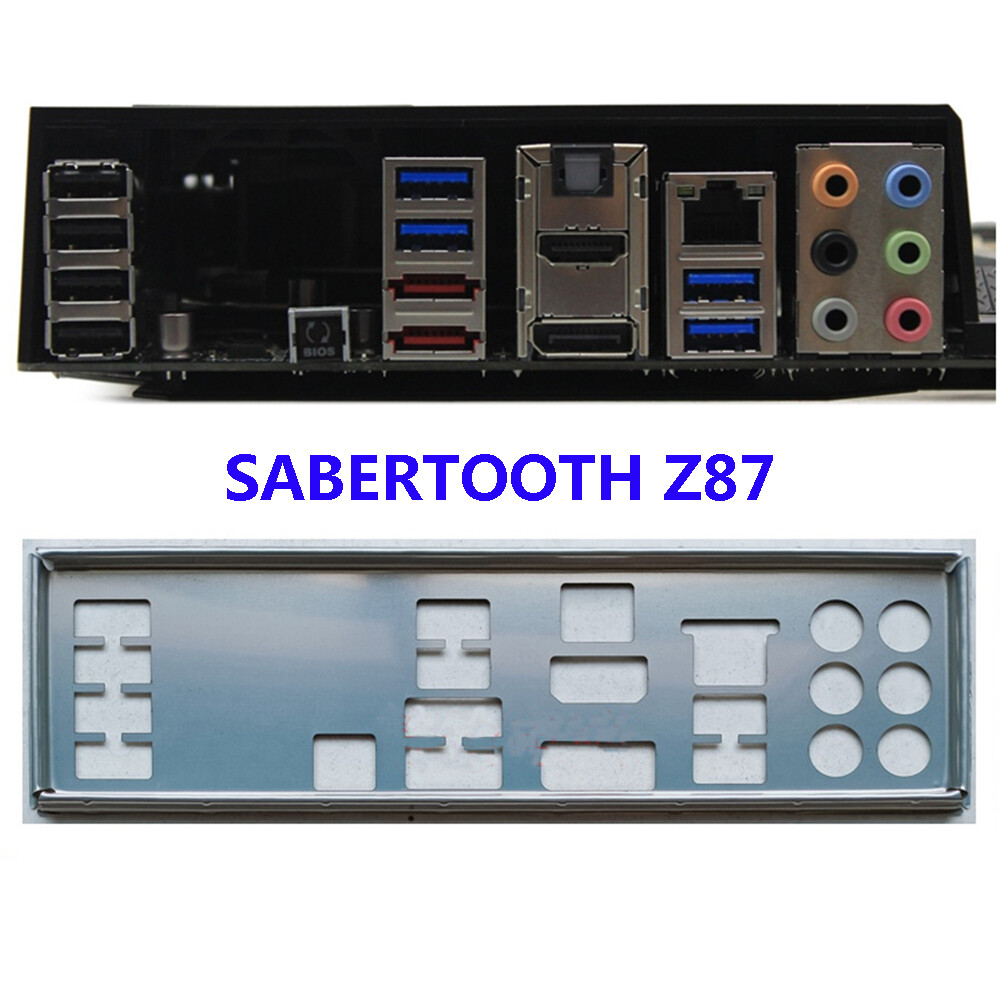 For ASUS SABERTOOTH Z87 IO I/O Shield Back Plate Shield Backplate