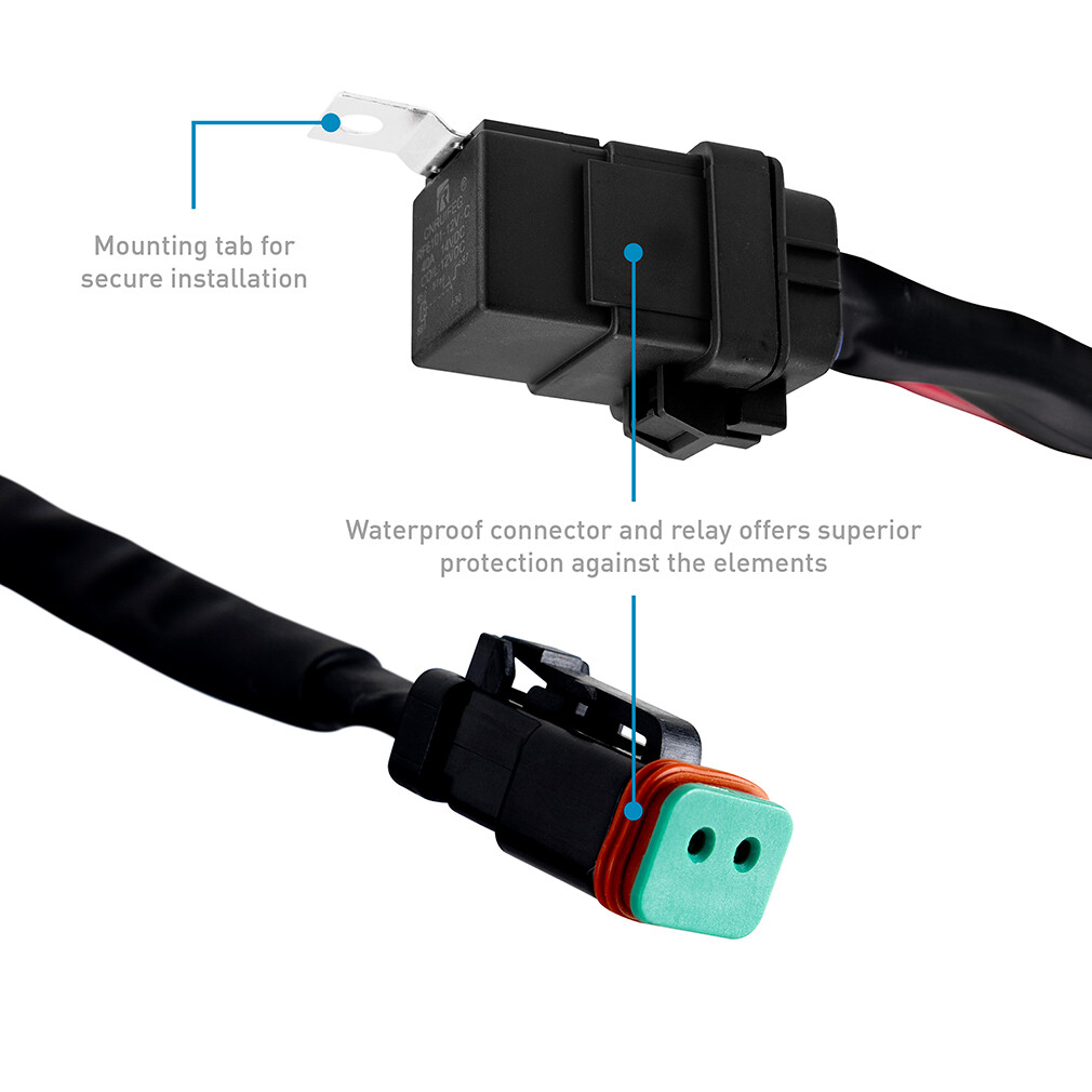 Borne Off-Road Light Pod Pair 3x3 Spot