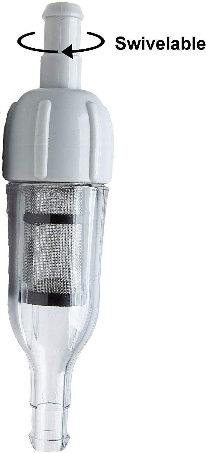 In-Line Filter Assembly 48-080 w/ 2 Nuts D15 For Polaris 280, 380 Pool Cleaner