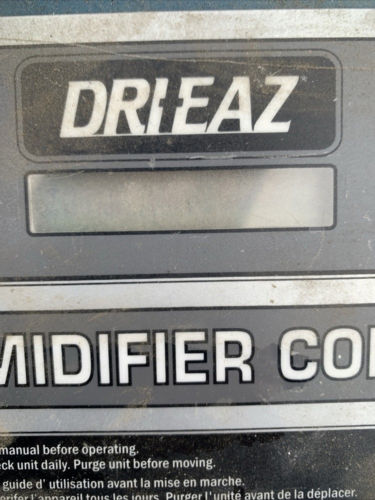 Dri-Eaz Evolution LGR Dehumidifier Turn On Needs Screen Cleaning ?? Hours