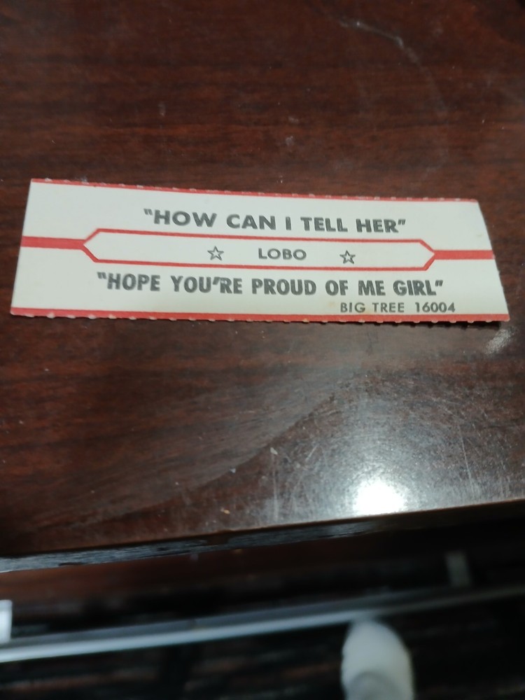 Lobo jukebox title strip