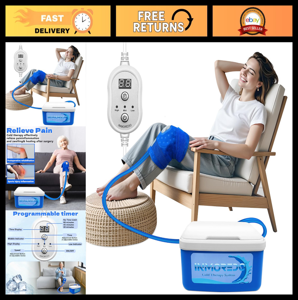 Ice Therapy Machine for Knee Surgery Cold Therapy with Programmable Timer