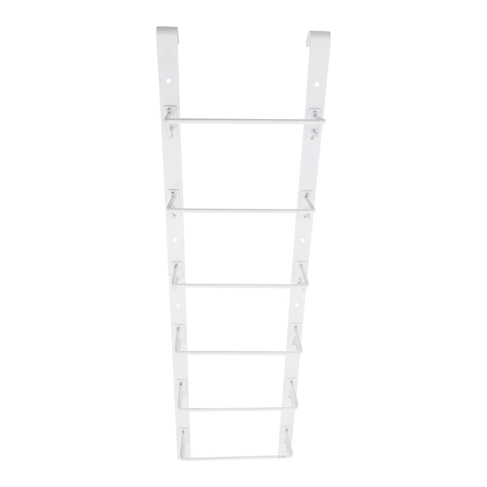 6-Steps Heavy-Duty Steel Window Well Ladder Egress Ladder Window Well Ladder