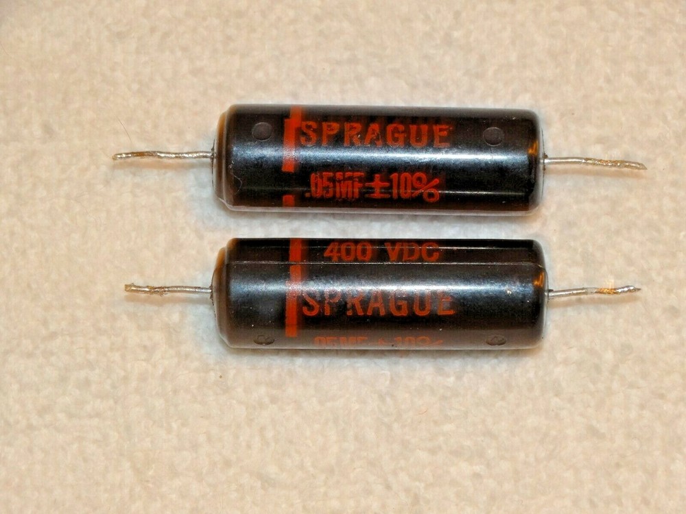 2 - Sprague Black Beauty Capacitor Pulls .05 400v (2 offers Available)