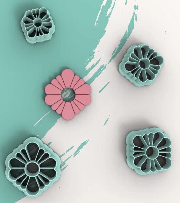 Flower 22 Polymer Clay Cutter