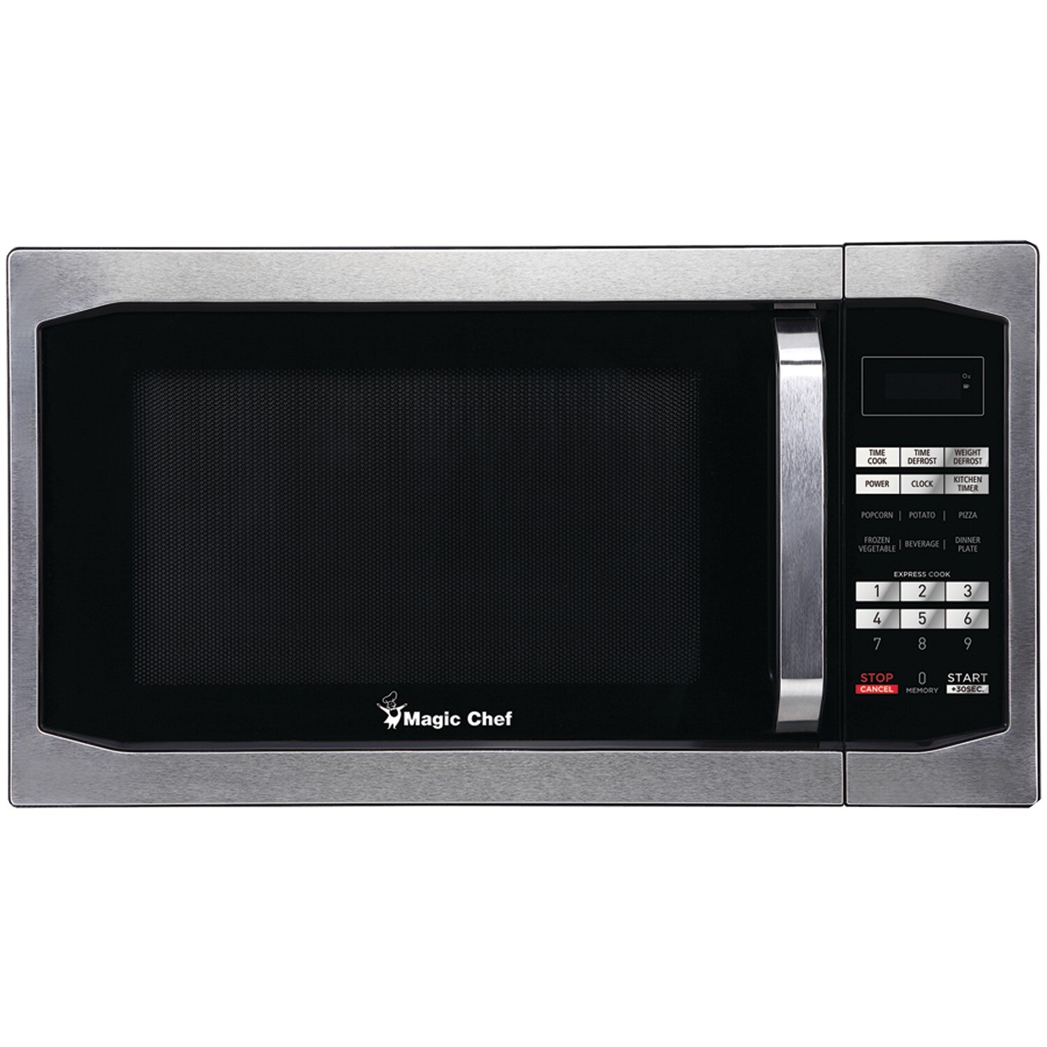 Magic Chef MCM1611ST 1.6 Cubic-ft Countertop Microwave (Stainless Steel) (Sil...