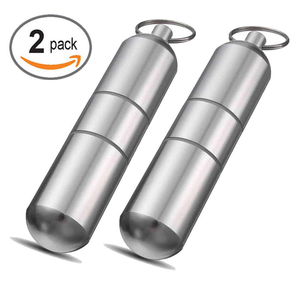 2pcs Aluminum Cigarette Case Box Holder Anti-Collision Splash Proof Scratch Gift