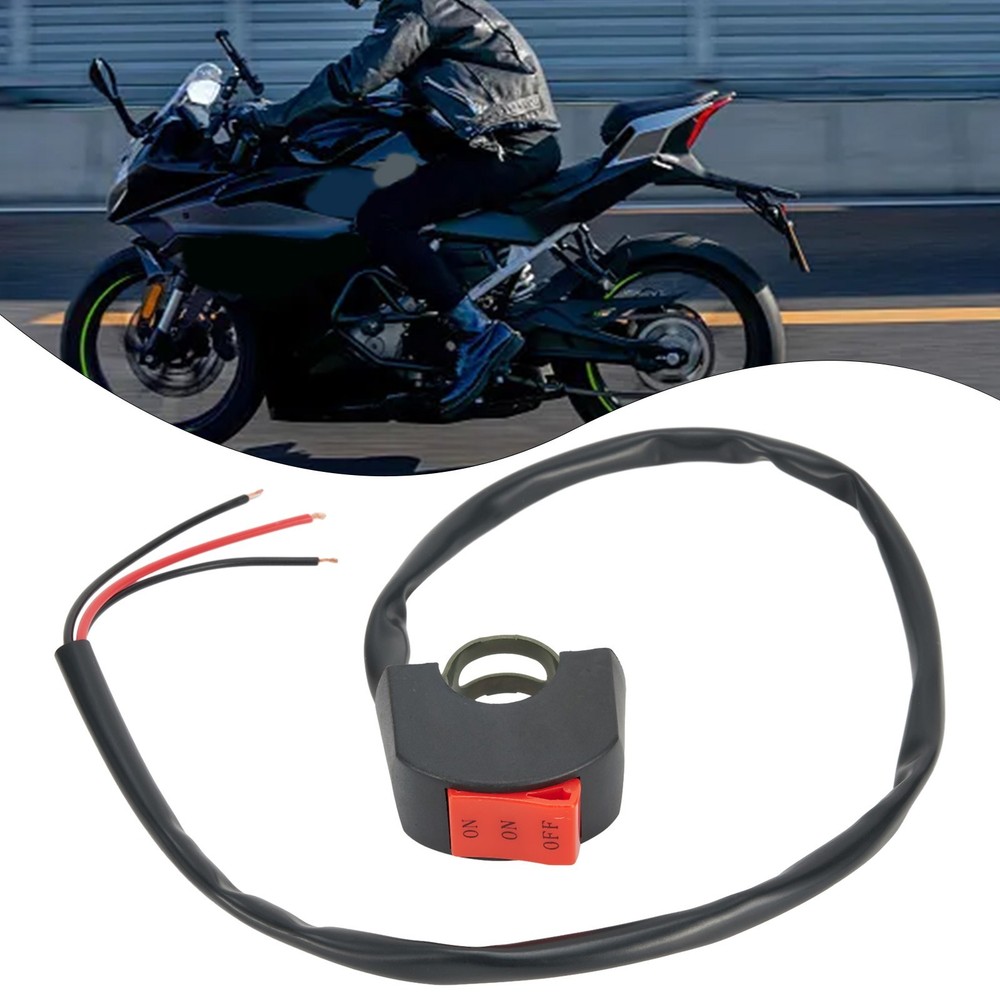ON/OFF Switch Handlebar Switch 22mm About 52cm/20.5\" DC12V/10A Plastic