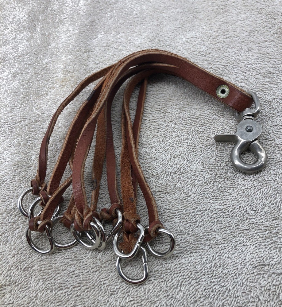 Leather Gamebird Strap (10 straps) with Thumb Clasp