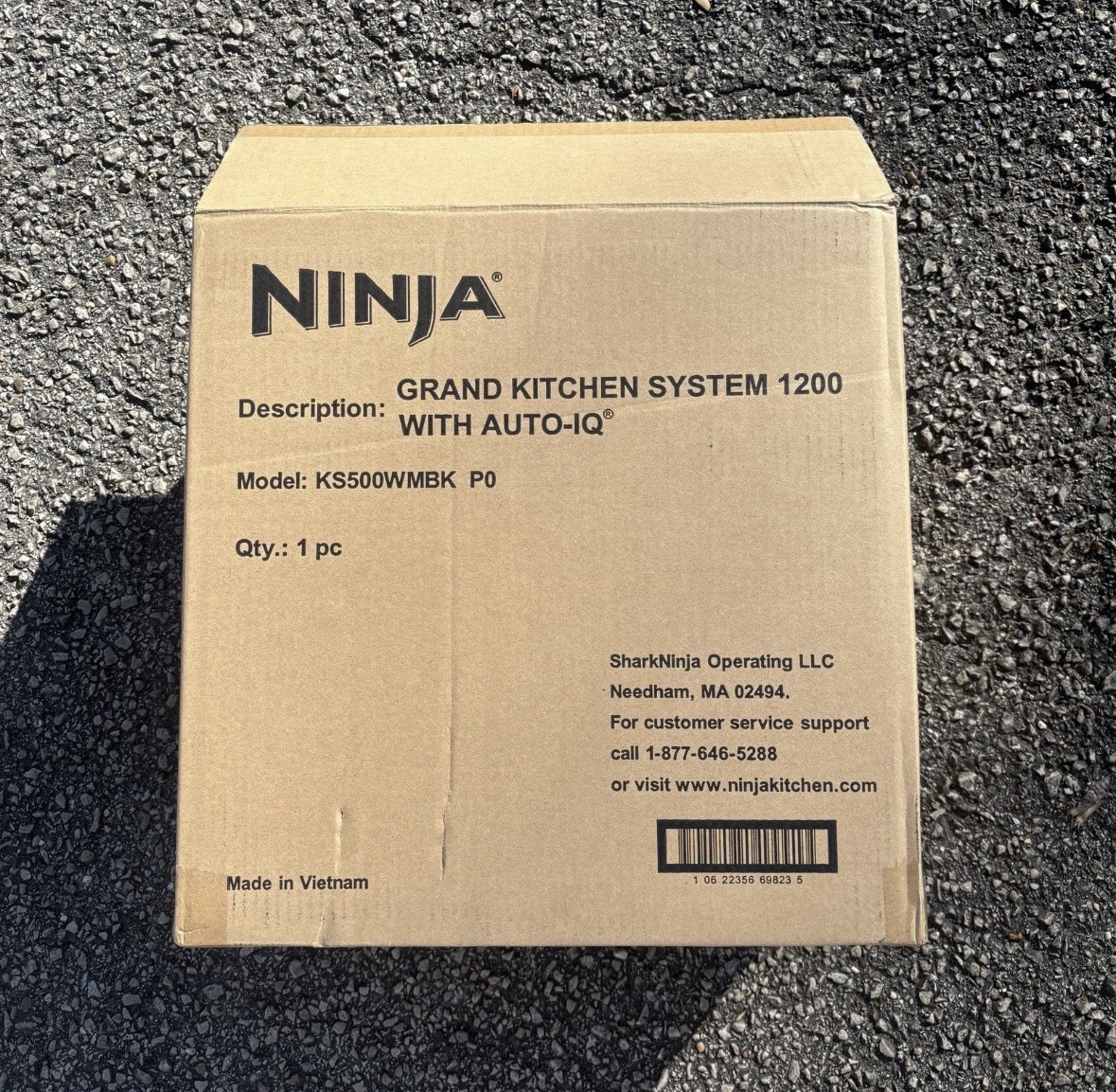 Ninja Grand Kitchen System Blender 1200W 4 Preset Programs 3 Speeds KS500 Black