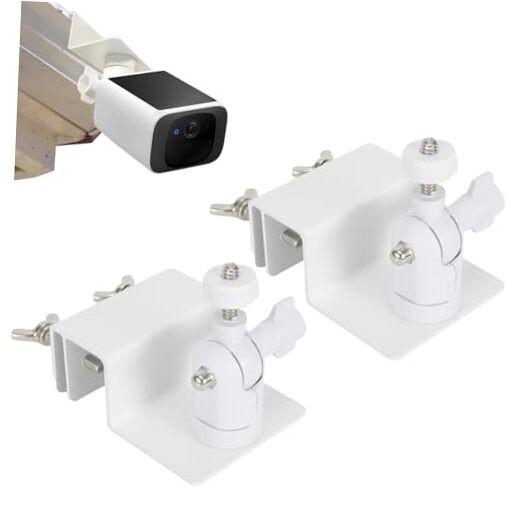 2-Pack Gutter Mount Compatible with eufy Security SoloCam S220/C210, 2 Pcs