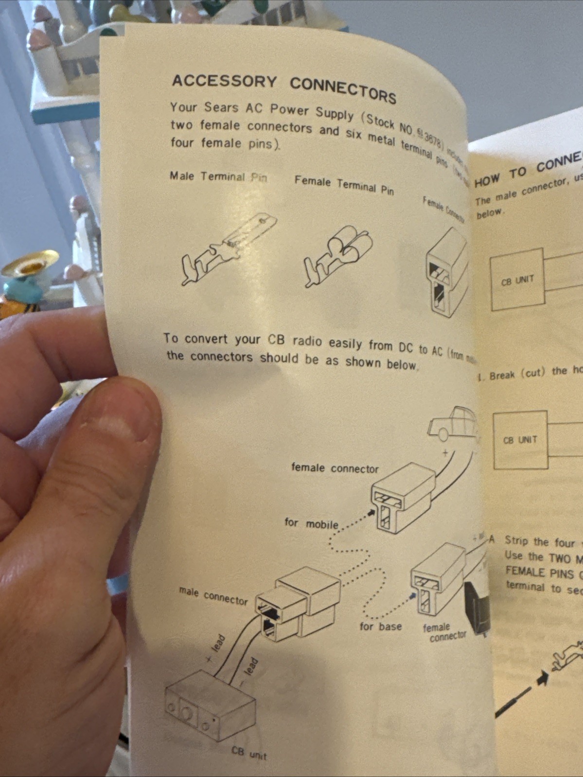 New Sears CB Radio Power Supply Converter 120v AC to 12V DC Home Use # 6136781