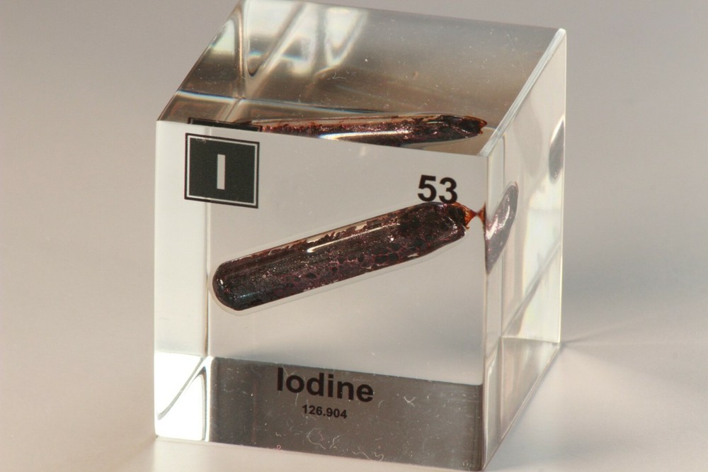Iodine Element - Acrylic Element Cube