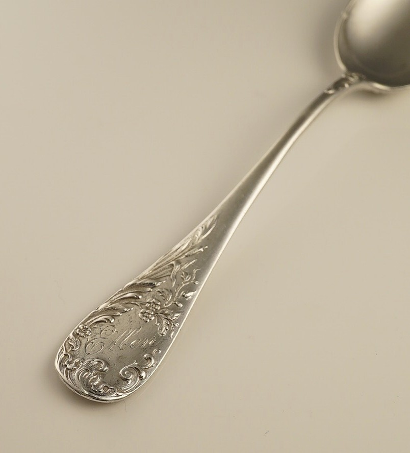 Silver Spoon Stamped 800 FORK AND SPOON SET