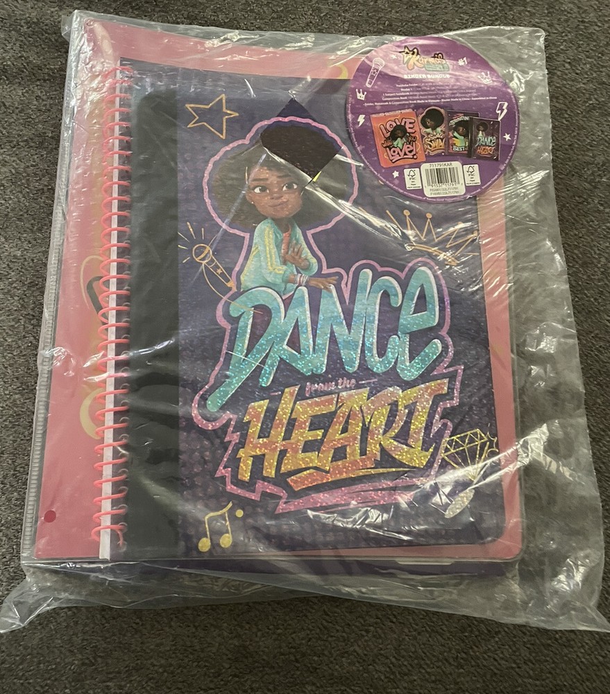 Karma's World Binder Bundle Folder Subject Notebook Binder Composition Book