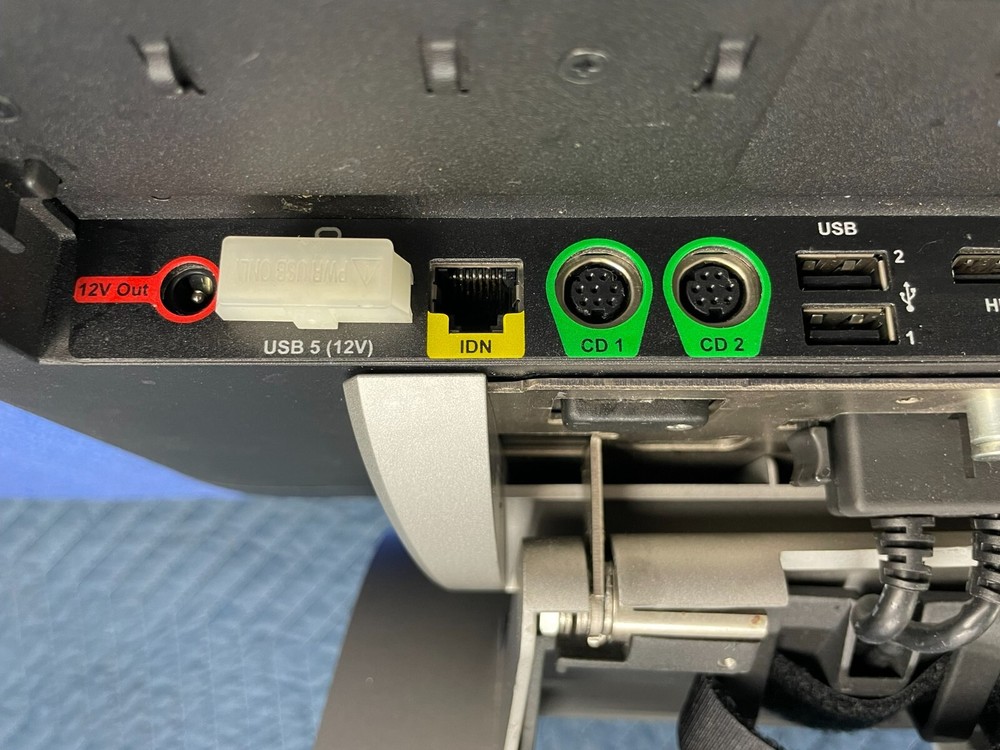 Micros POS Touchscreen Display with Stand, Adapter, & LCD Rear Display Series 2