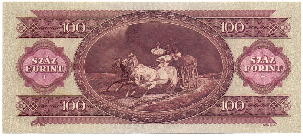 Hungary 100 forint 1962 UNC