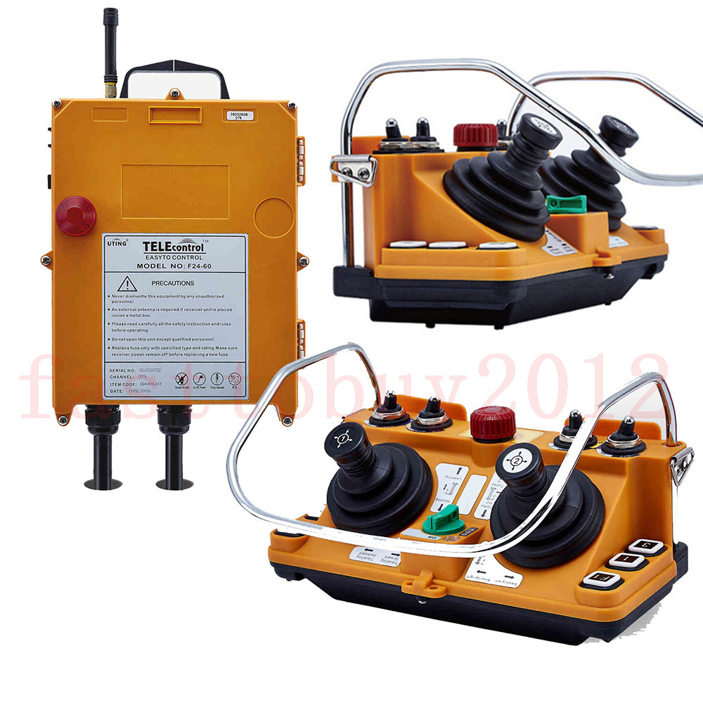 Industria Remote Control Wireless Joystick Crane AC/DC12V 2Transmitter+1Receiver