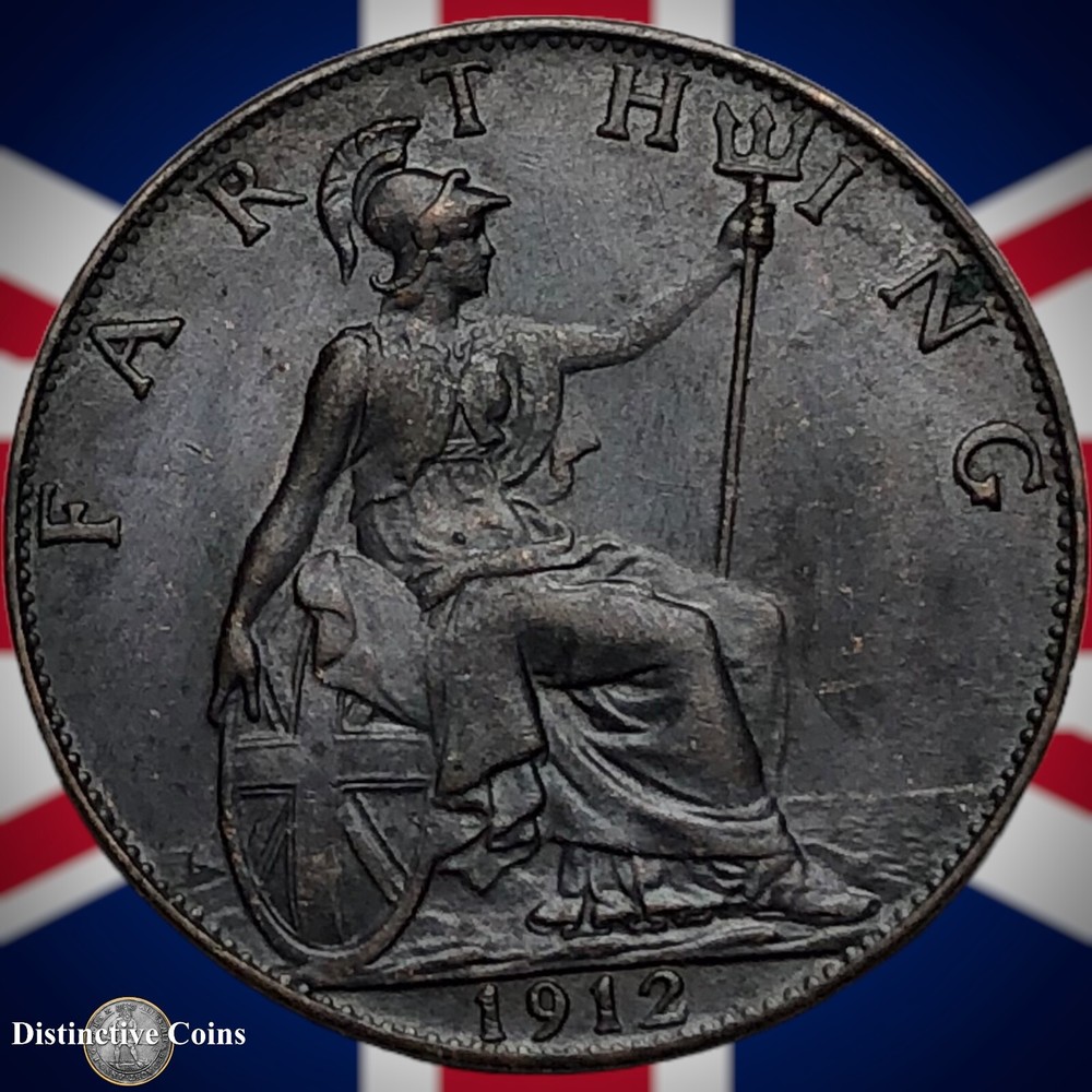 Great Britain 1912 Farthing 1/4d GB4647