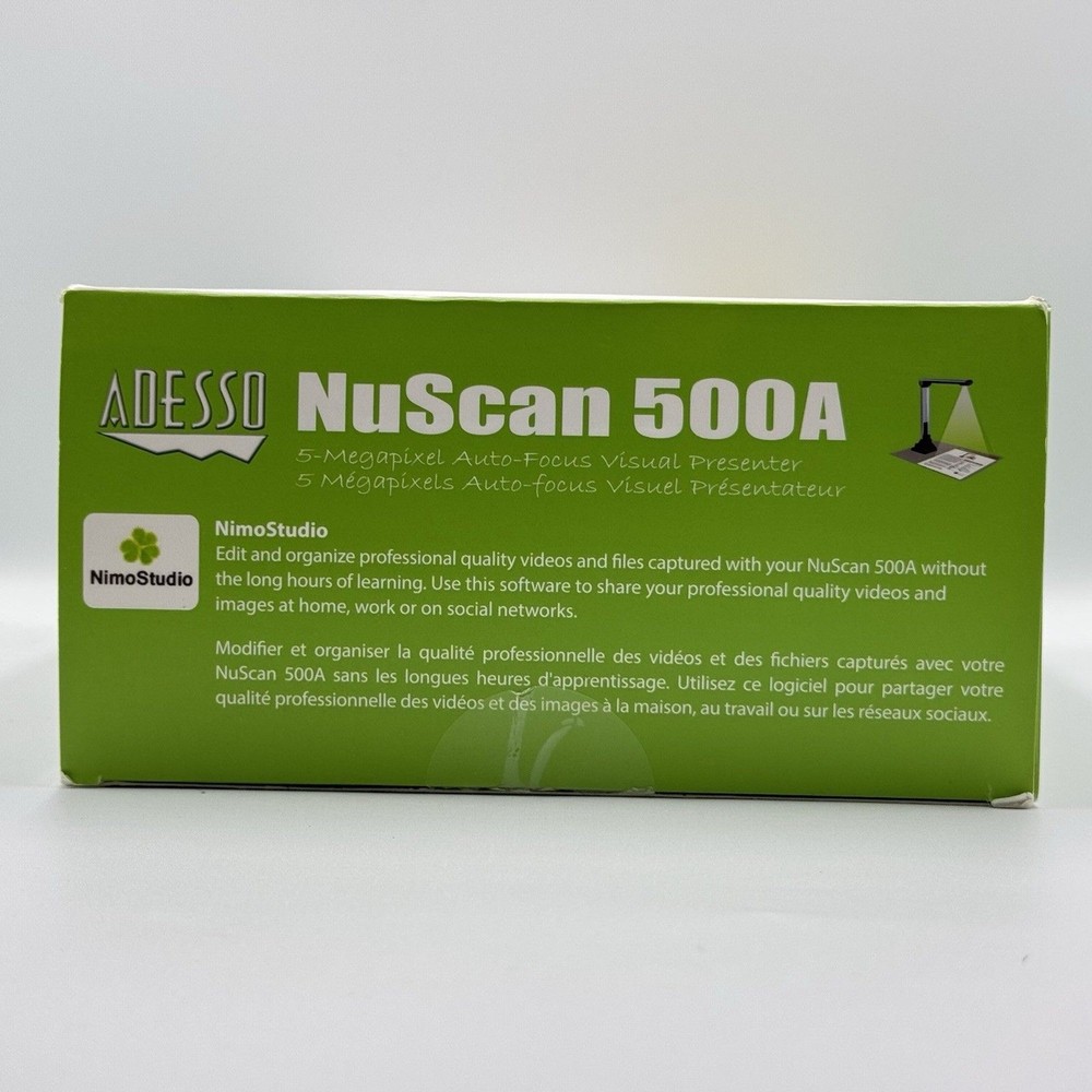 Adesso NuScan 500A Visual Presenter Document Camera Tested Working