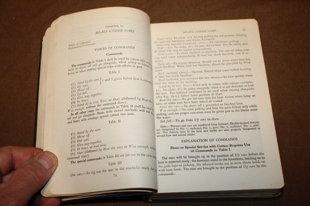 Original Early WW2 U.S. Navy "The Blue Jackets'' Book, Named & 1940 d. w/Doc's