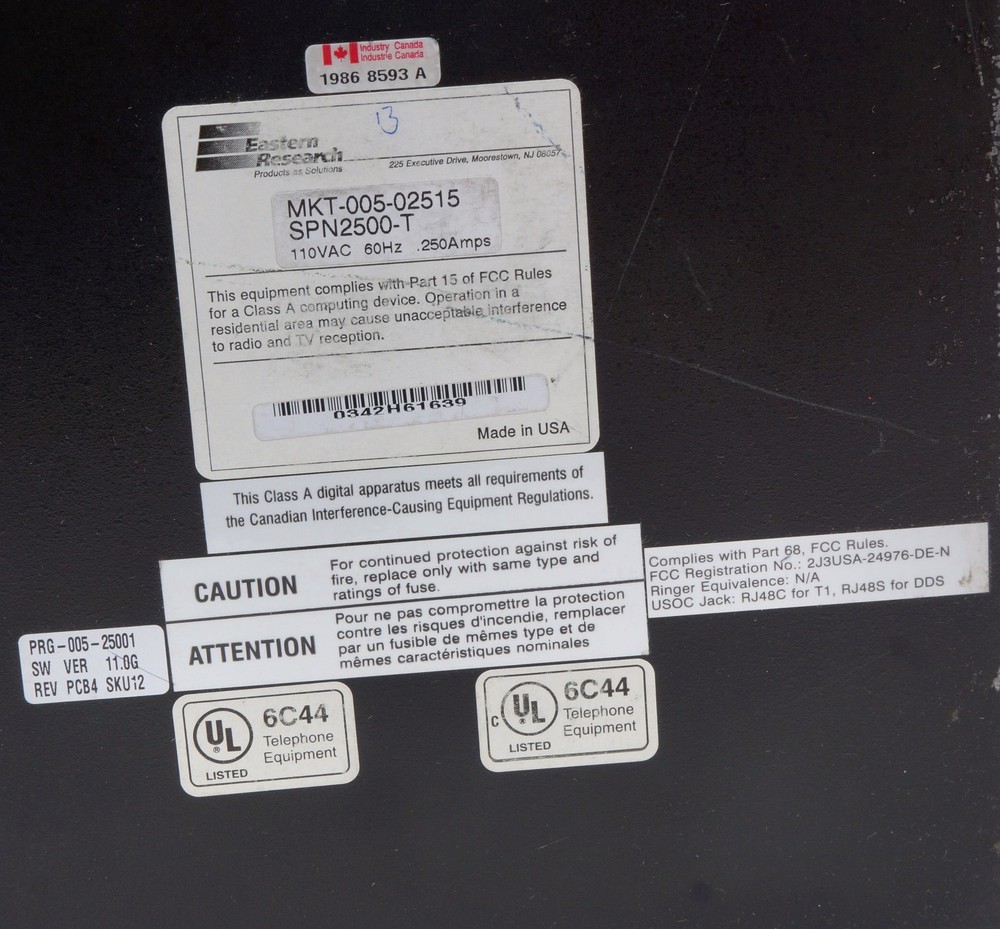 Eastern Research SpanNet 2500 Remote Access Router