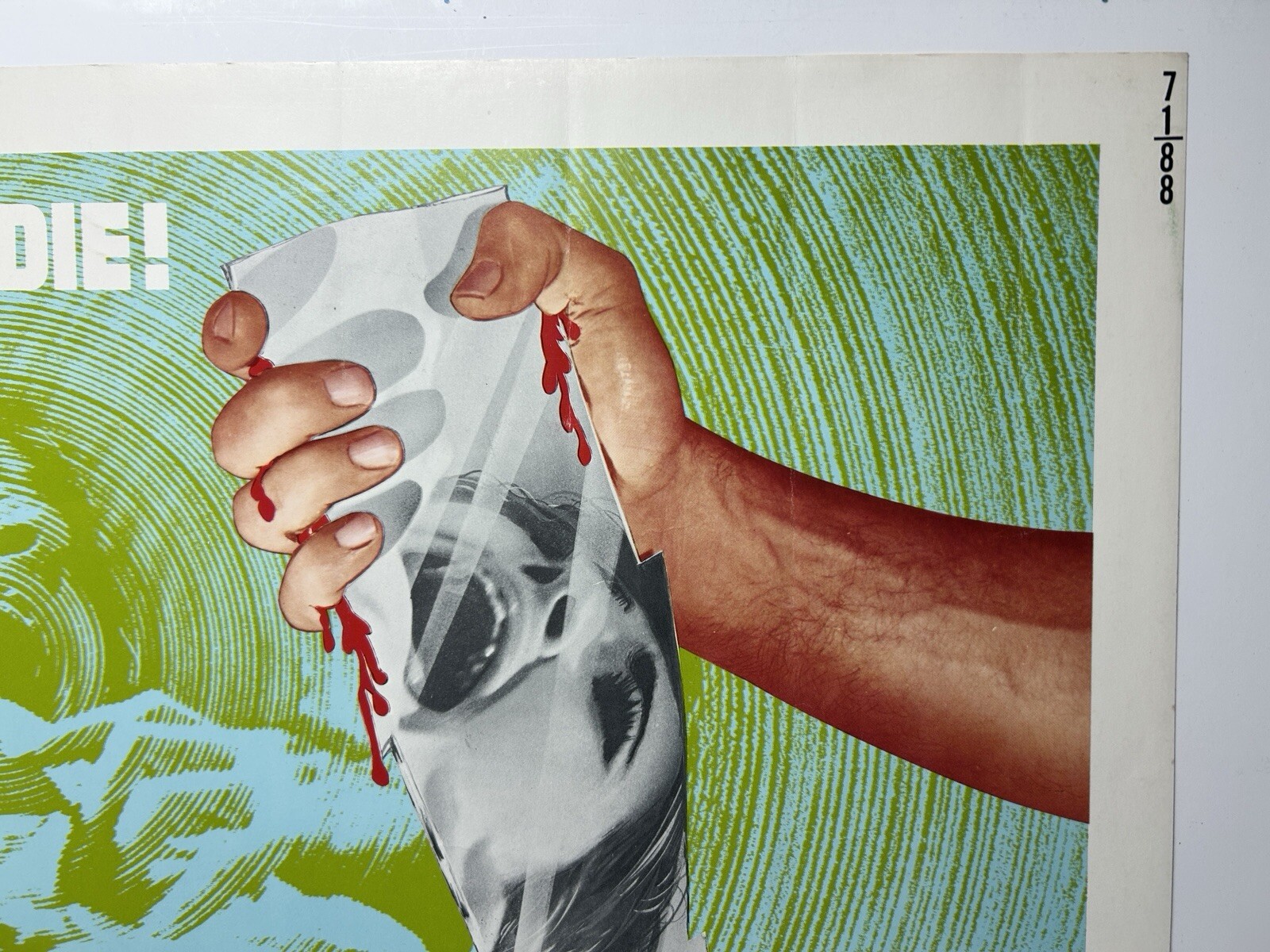 1971 Horror Movie Poster * THE HOUSE THAT SCREAMED * Thriller HALF SHEET 22 x 28