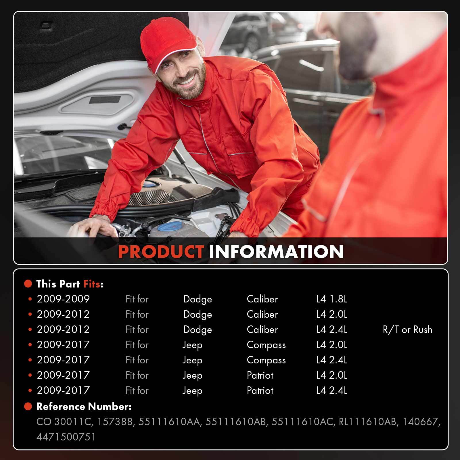 A/C AC Compressor w/ Clutch for Dodge Caliber 2009-12 Jeep Compass Patriot 09-17