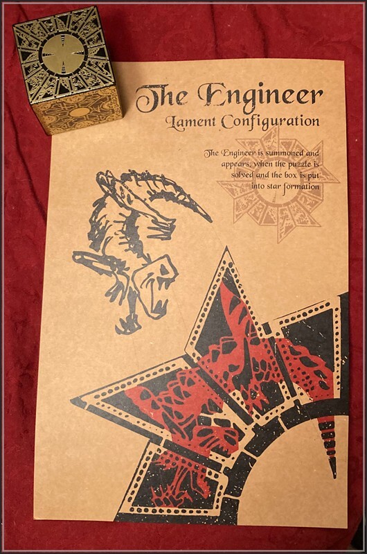 Hellraiser Puzzle Box "The Engineer" Schematics - Lithograph Print