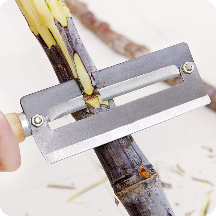 3 PACK - Sugarcane Peeler Knife - Double Function, Sharp and Fast ! Peel Pro
