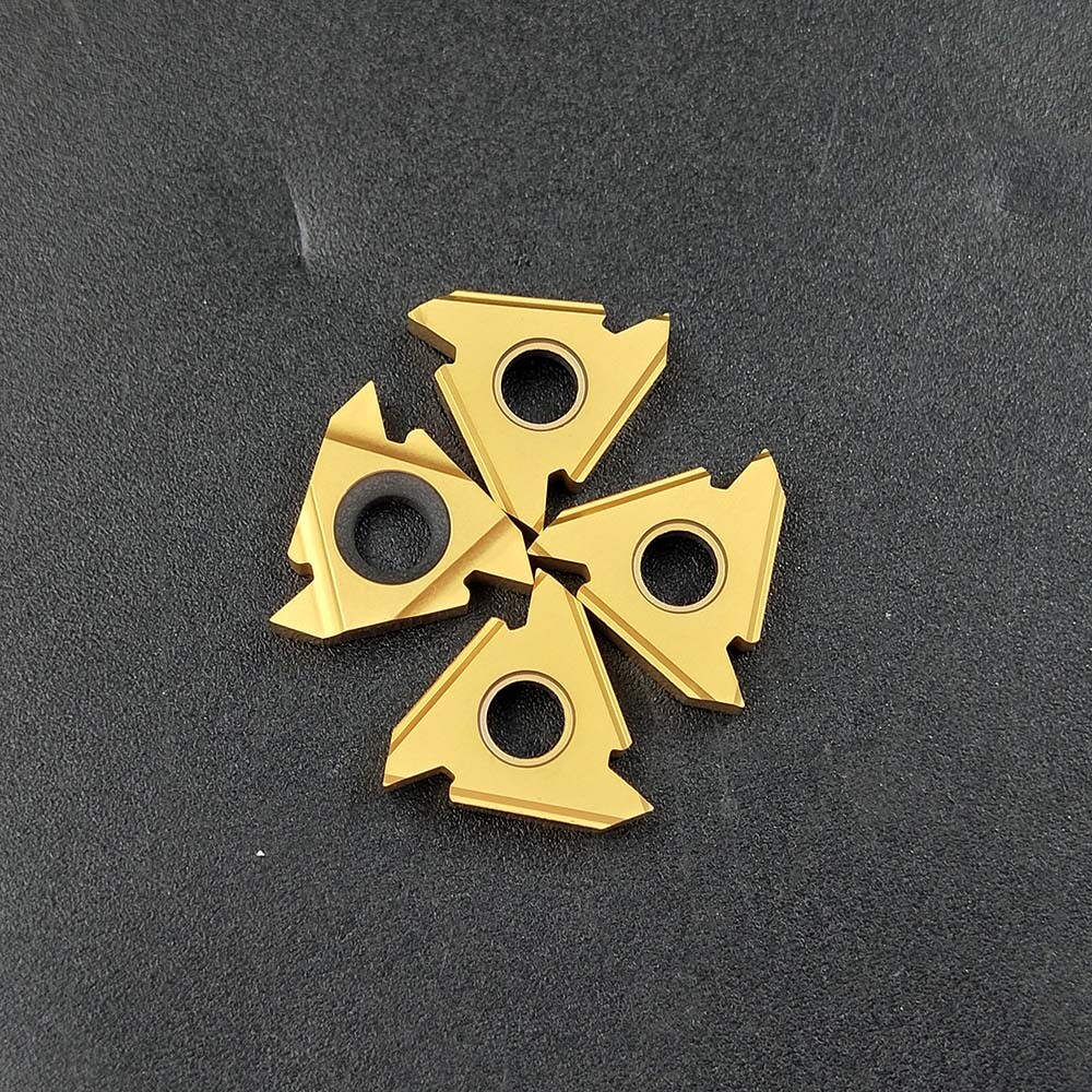 10pc 16ER-AG60 External Thread Carbide Inserts Blade For Lathe Turning Tool Set